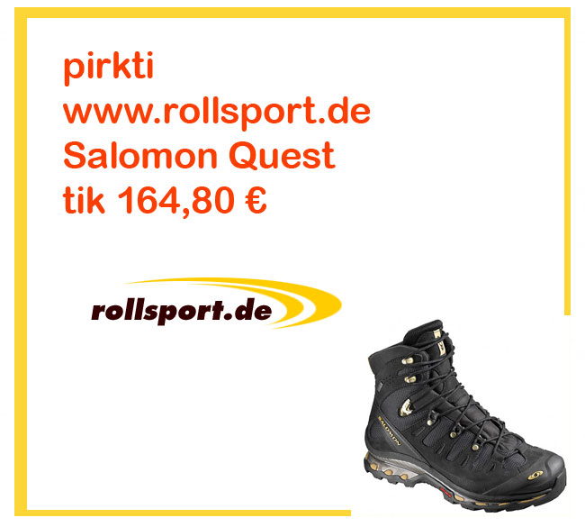 Salomon QUEST 4D Gtx schwarz-gold M&auml;nner