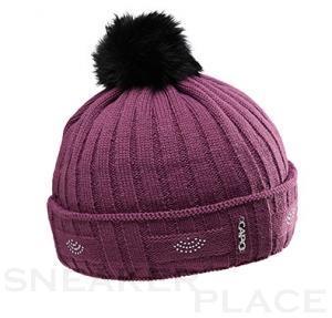 Capo Girls zarte Strickm&uuml;tze mit Strass lila
