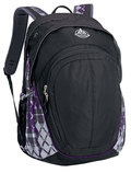 Vaude Camonix Schulrucksack schwarz/lila bedruckt