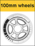 100mm wheels
