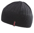Capo Beanie-M�tze  Black mit Merino Wolle