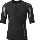 Salomon Exo Slab SS Zip Tech T-Shirt black Herren