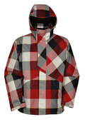 Ripzone Men RUCKUS JACKET - Crimson/Indigo/Lemon