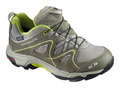Salomon TRAX KID WP dark titanium/swamp/kiwi green Kinderschuhe