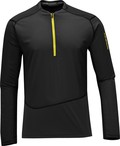 Salomon Minim Tech Tee Zip Longsleeve black Herren