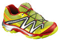 Salomon XT WINGS K pop green/bright red/black Kinder