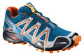 Salomon Speedcross 3 CS vibrant blau/grau/orange Trailrunning