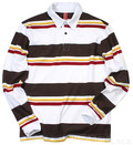 Record Remington Rugby shirt wei�/cacao