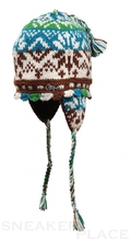 Capo  Beanie Bunt Handmade mit Ohrenklappen One Size