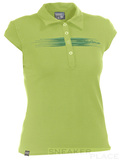 Salomon T-Shirt Stretch Stripe Polo W light grass-x