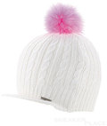 Capo Girls Beanie Wei� Bambus