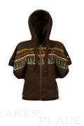 Oxbow Zip Kurzarm Sweat Brown Caterin
