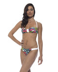 Oxbow Bandeau Bikini Tonka Neon