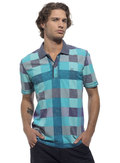 Oxbow Poloshirt Trucker Blue Lagoon