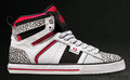 Globe CULPRIT HIGH white/black/red shoes