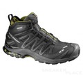 Salomon XA pro 3D Mid gtx ultra black/asphalt/turf green Schuhe