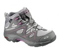 Salomon TRAX MID WP Kinder Aluminium/Detroit/sweet purple