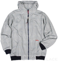 Record Jacket Hood Hunter navy/grey