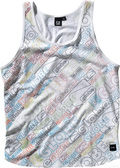 Globe vest Calvin Singlet White