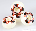 ATM 53mm Totenkopf Rollen Wei�-Schwarz-Rot