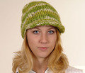 Capo Wollm�tze Handgestrickt Gr�n