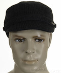 Capo handgemachte Wollm�tze Schwarz