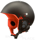 K2 Clutch Pro Ski-/Snowboardhelm - Hartschlaenkonstruktion schwa
