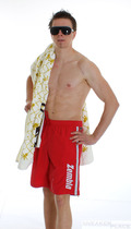 Zembla Suplex Badeshort rot