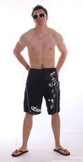 Oxbow Recran Badehose Uni schwarz