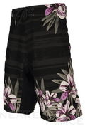 Ripzone Water Badehose Flowers schwarz