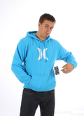 Hurley Hooded Icon Cyan