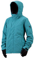 Bonfire Kiso Damen Jacke aquamarine/black