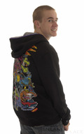 Globe Zipp Hoodie Maneater Black