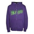 Record Zip Up Hood Newton Purple
