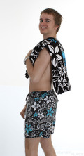 Badeshort Sun Project Men Black/Blue