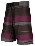 Ripzone Rugby Stripe Badehose schwarz/lila