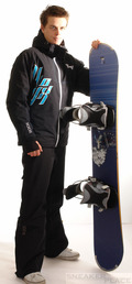 Oxbow Men Winterjacke Snowboardjacke Goretex Rusk Uni Black