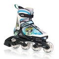 Rollerblade Spitfire Flash schwarz/hellblau Kinder Inline Skates