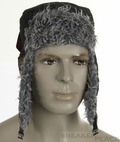 Split Beanie Joe Black mit Handschuhe im Set