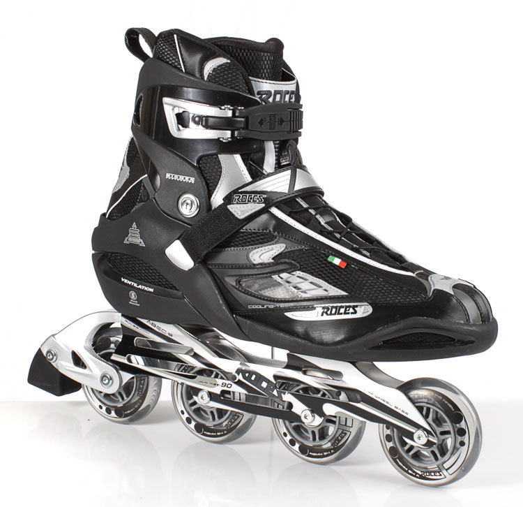 Roces S 255 Inline Skate - &Uuml;bergr&ouml;&szlig;e schwarz/silber