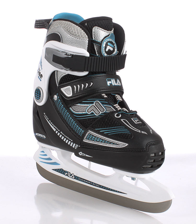 Kinder Schlittschuhe Fila X-ONE ICE Jungen schwarz/blau