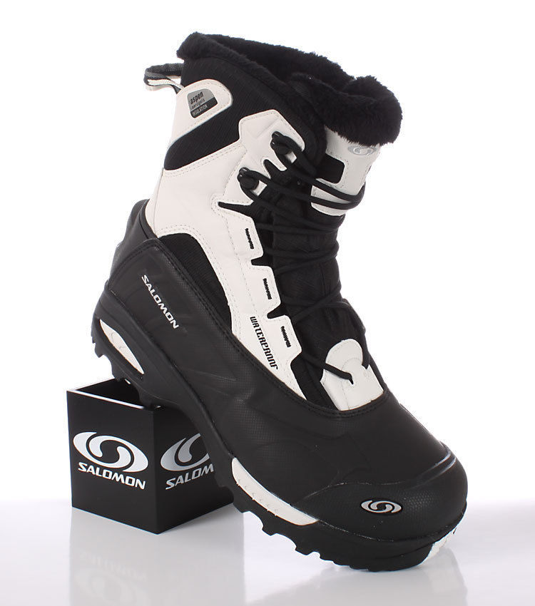 Salomon TOUNDRA mid WP BLACK/CANE naisten