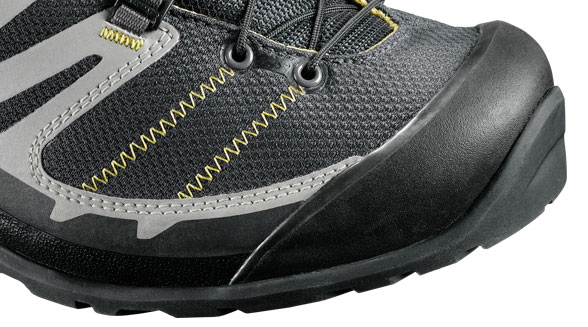 Salomon X-OVER asphalt/titanium/lemon curry Zehenschutzkappe