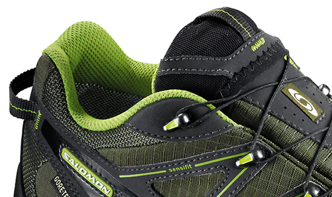 Salomon X-Tracks GTX olive/asphalt/kiwi 