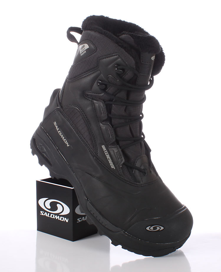 Salomon TOUNDRA mid WP ASPHALT/BLACK winter shoes