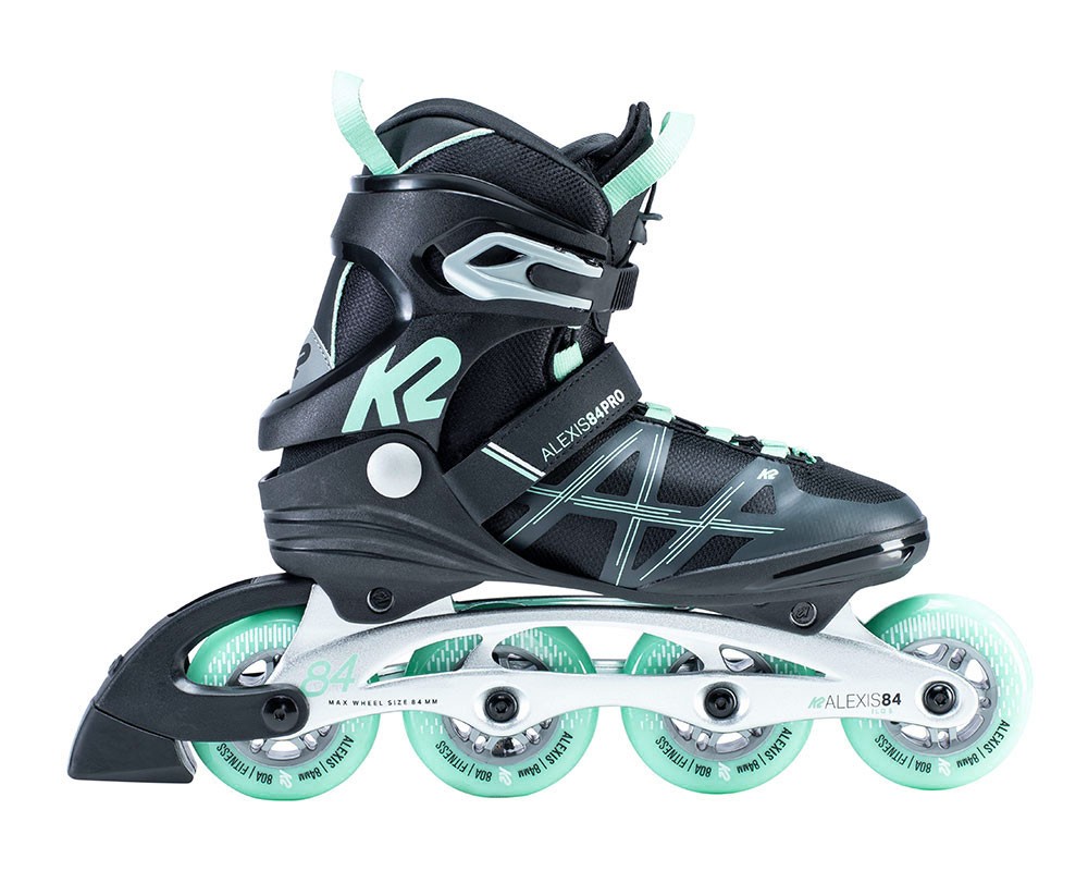 K2 Alexis 84 Pro Damen Inline Skates schwarz türkis