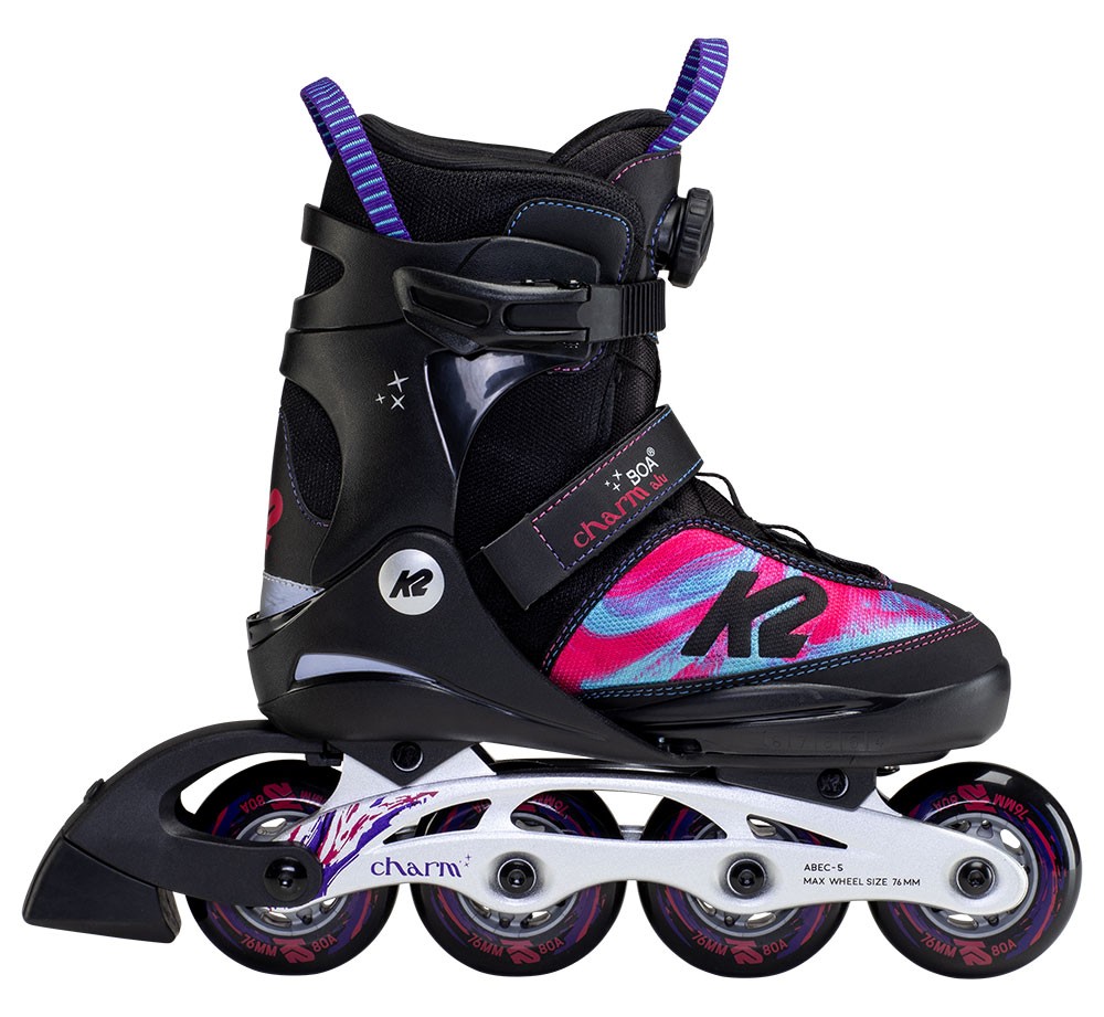 K2 Charm Boa Alu Kinder Inline Skates