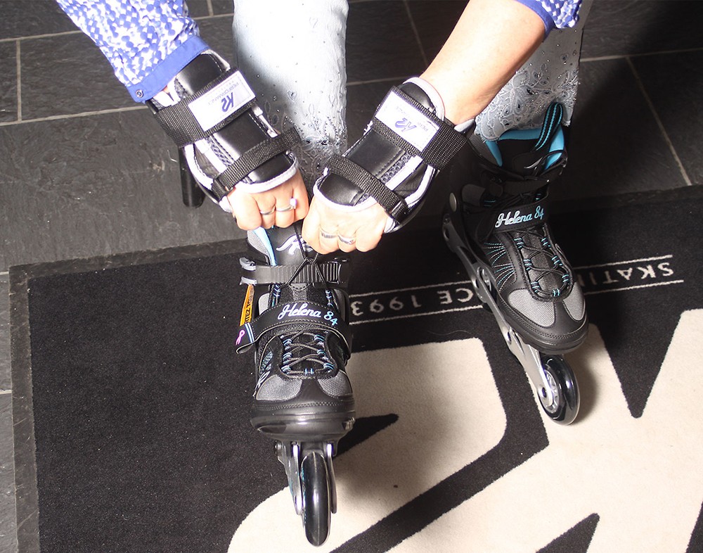 K2 Helena 84 Alu Damen Inliner schwarz blau