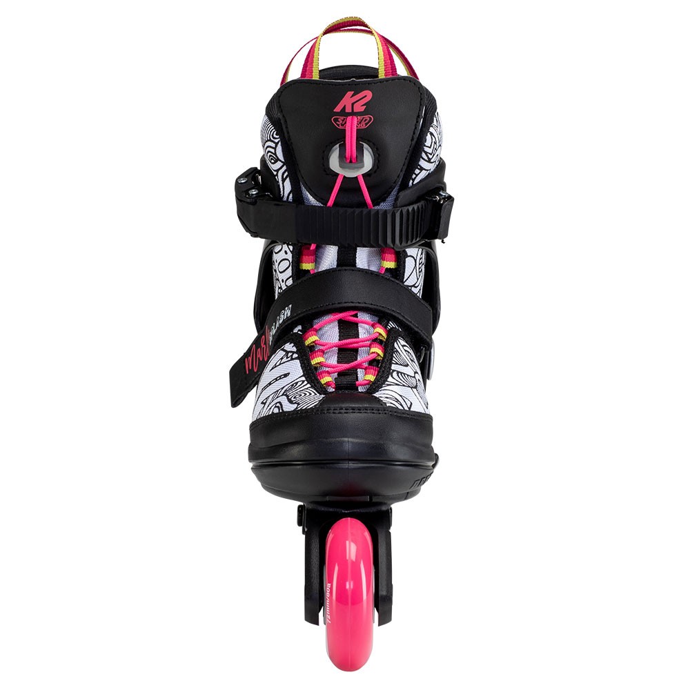 Patines En Línea K2 Marlee Pro Kinder, Con Sistema De Cordones Speed, Marco Hi-Lo (ruedas 90 Mm Delante Y 100 Mm Detrás), Ventilación Vortech Y Rodamientos ILQ 9