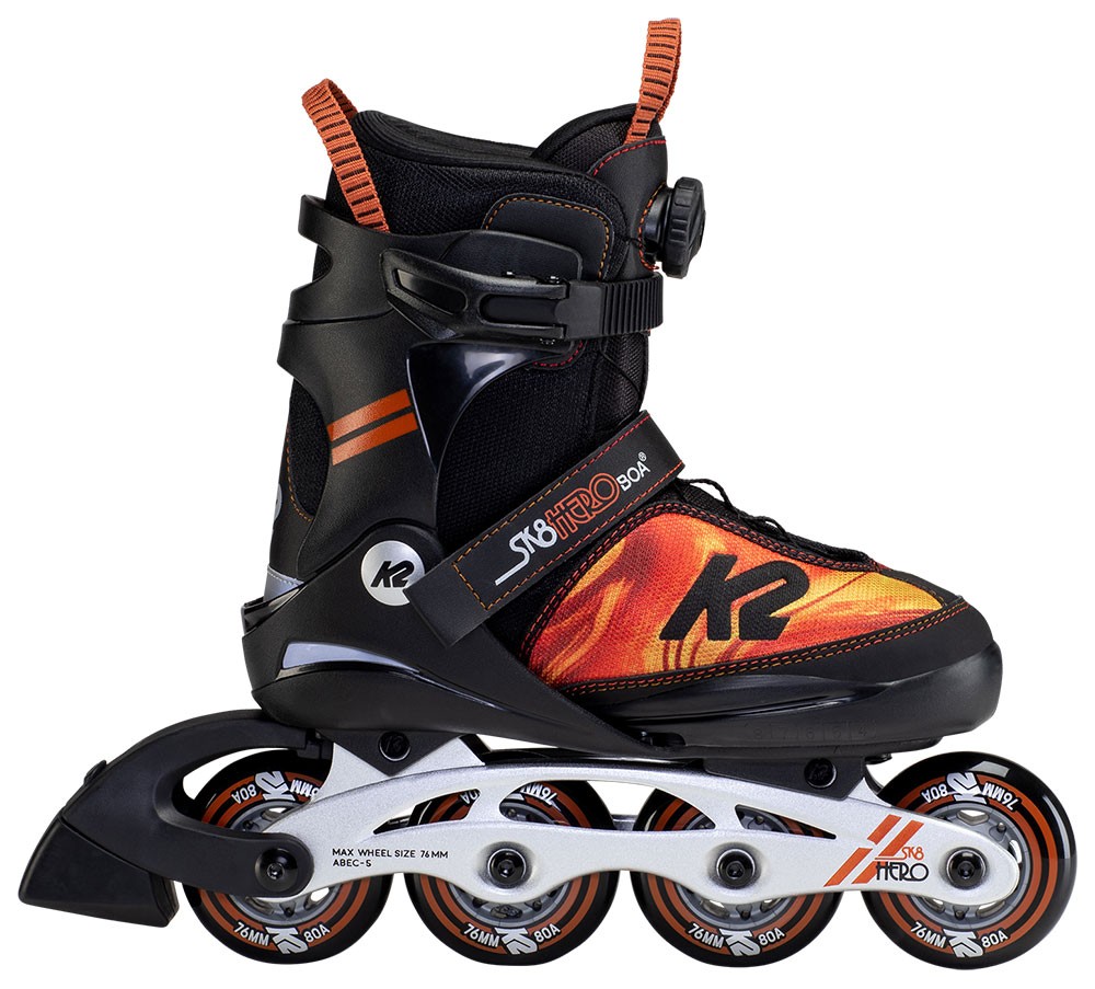 K2 Sk8 Hero Boa Alu Kinder Inline Skates